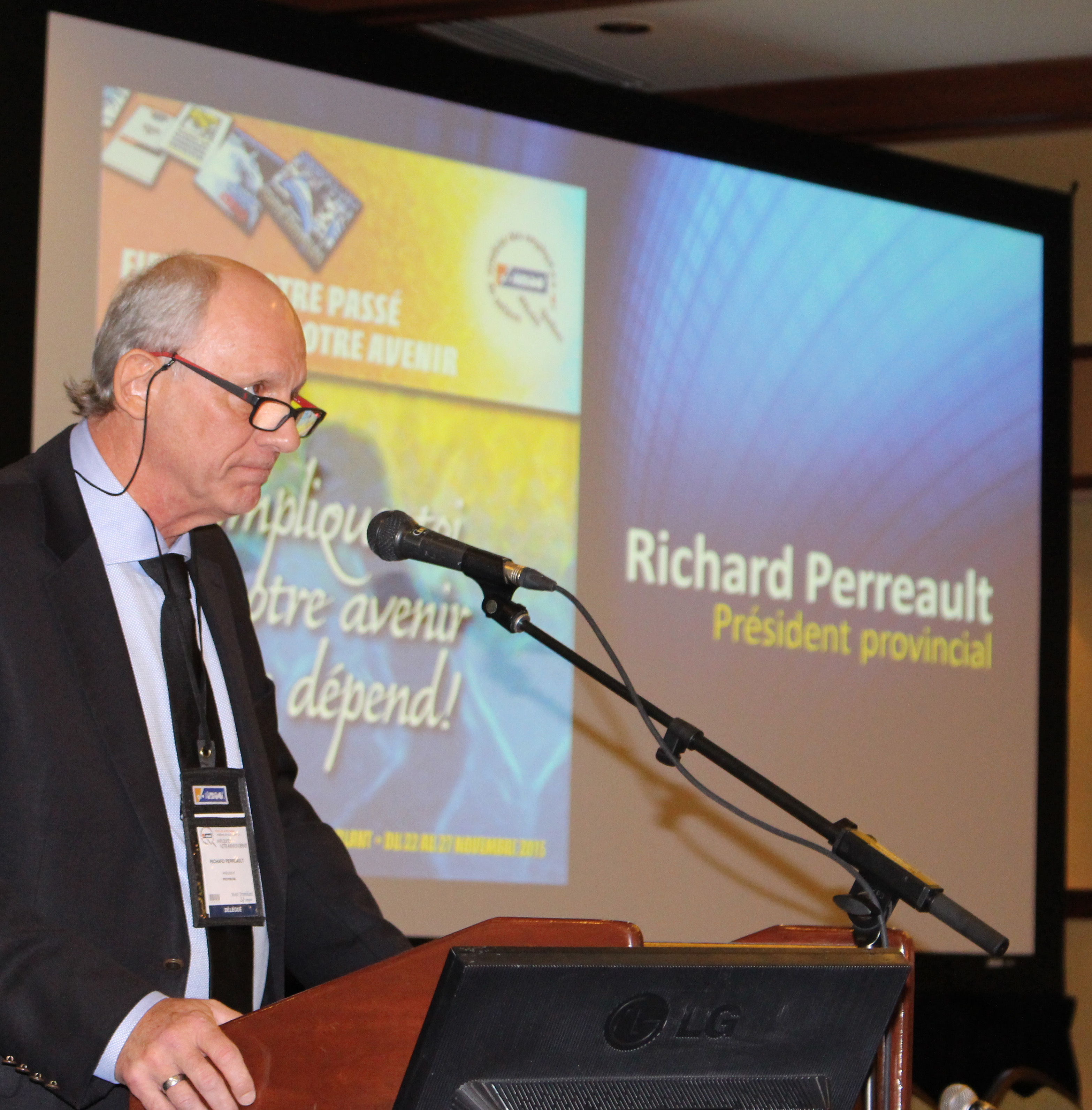 Richard Perreault, président provincial